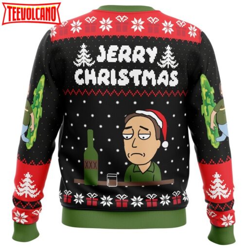 Jerry Christmas Rick and Morty Ugly Christmas Sweater