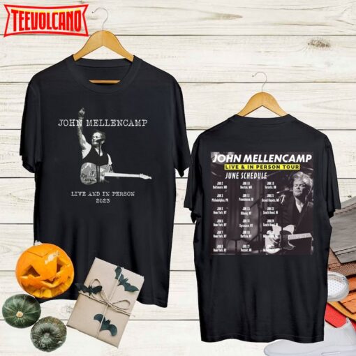 John Mellencamp 2023 Tour Shirt, John Mellencamp Vintage Double Side Shirt