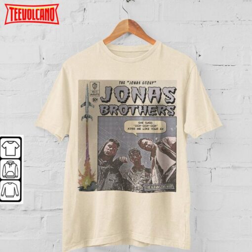 Jonas Brothers 90S Vintage Book Art Jonas Brothers Tour 2023 T Shirt