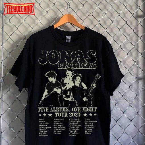 Jonas Brothers Vintage Shirt, Jonas Brothers Tour Shirt, Concert 2023 T Shirt