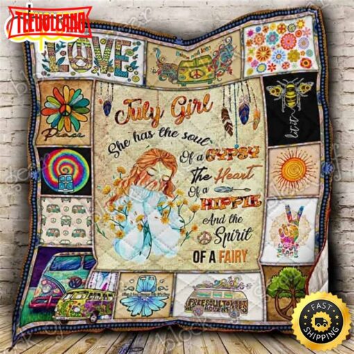 July Girl Hippie The Soul Hippie Blanket