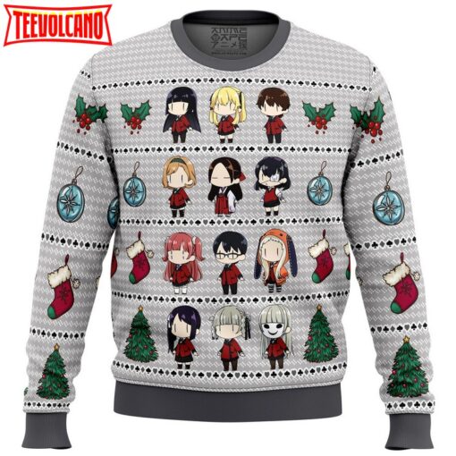 Kakegurui Chibi Gamblers Ugly Christmas Sweater