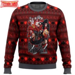 Kakegurui Hyakkaou Private Academy Ugly Christmas Sweater