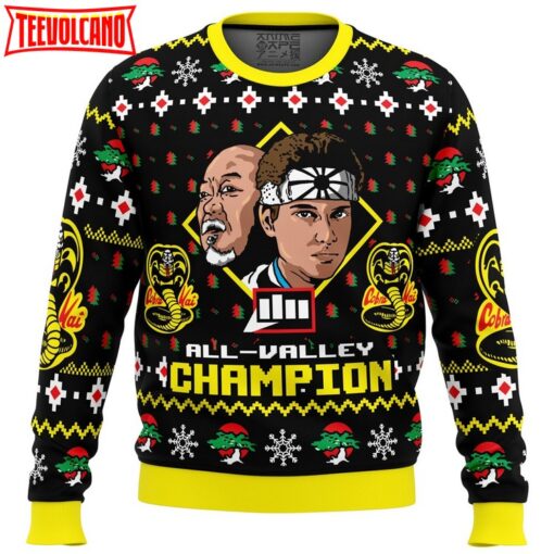 Karate Kid Christmas Ugly Christmas Sweater