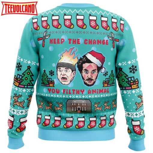 Keep The Change Home Alone Ugly Christmas Sweater