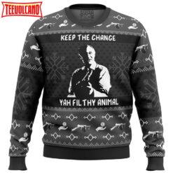 Keep the Change Yah Filthy Animal Home Alone Ugly Christmas Sweater