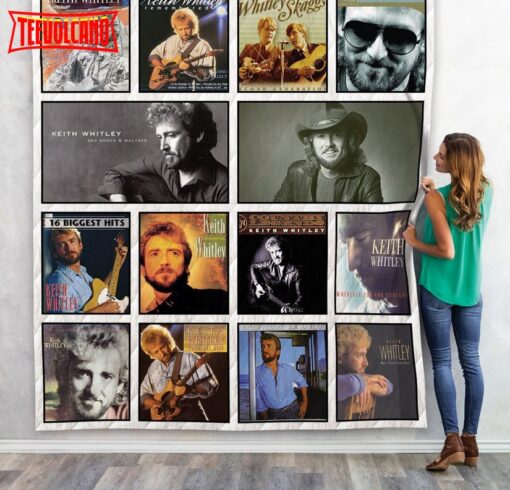 Keith Whitley Albums Quilt Blanket