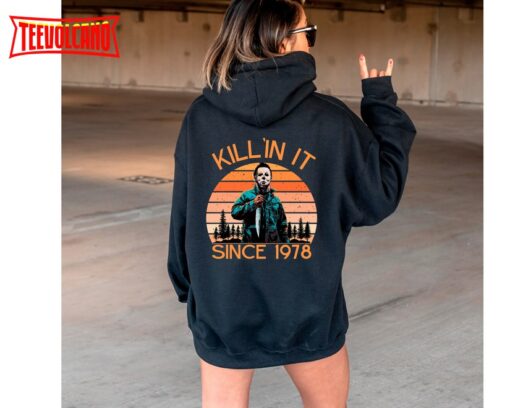 Killin It Hoodie, Halloween Hoodies, Halloween Sweatshirt Funny Michael Hoodie