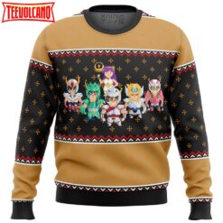 Knights of the Zodiac St Seiya Ugly Christmas Sweater