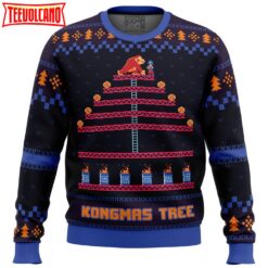 Kongmas Tree King Kong Ugly Christmas Sweater