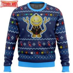 Koro Sensei Tentacles Assassination Classroom Ugly Christmas Sweater