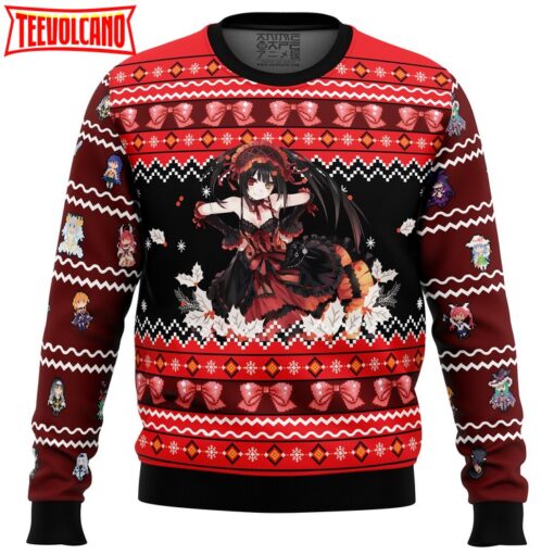 Kurumi Tokisaki Date A Live Ugly Christmas Sweater