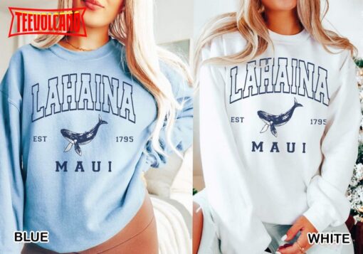 Lahaina Collegiate Shirt, Maui Hawaii Strong Letterman T Shirt