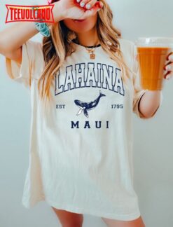 Lahaina Collegiate Shirt, Maui Hawaii Strong Letterman T Shirt