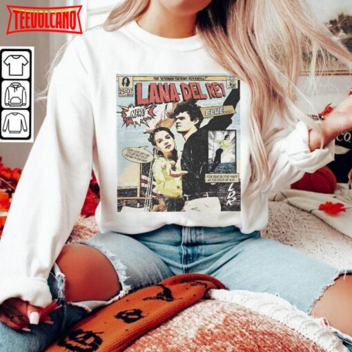 Lana Del Rey Sweatshirt Retro Vintage Lana Del Rey Album T Shirt