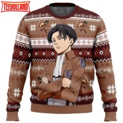 Levi Ackerman Attack on Titan Ugly Christmas Sweater