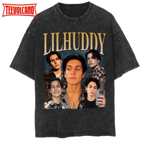 Lil Huddy Vintage Washed T-Shirt,Huddy Homage Graphic Unisex T Shirt