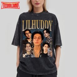 Lil Huddy Vintage Washed T-Shirt,Huddy Homage Graphic Unisex T Shirt