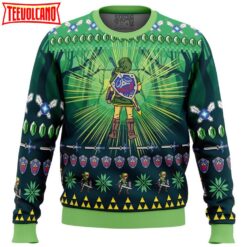 Link Legend of Zelda Ugly Christmas Sweater