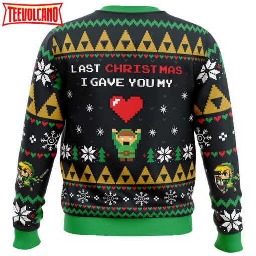 Link To My Heart Legend of Zelda Ugly Christmas Sweater