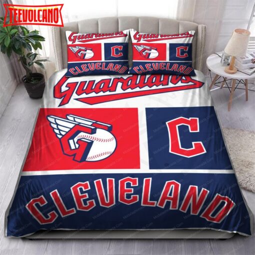 Logo Cleveland Guardians MLB 84 Bedding Sets