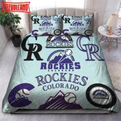 Logo Colorado Rockies MLB 93 Bedding Sets