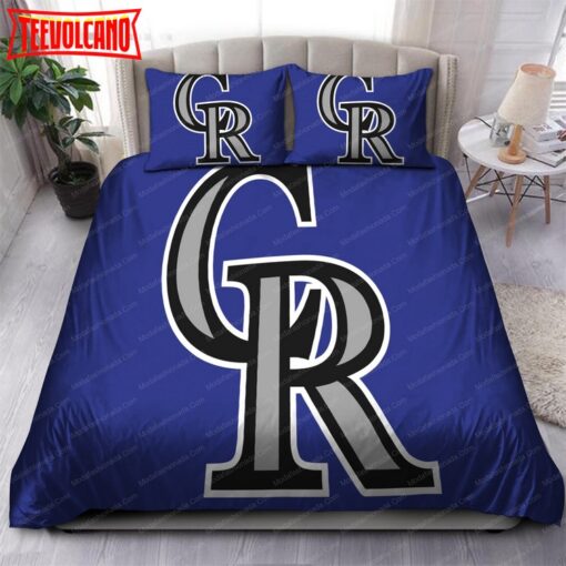 Logo Colorado Rockies MLB 94 Bedding Sets