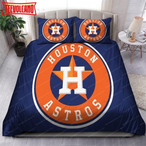 Logo Houston Astros MLB Bedding Sets