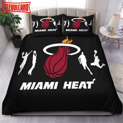 Logo Miami Heat NBA 25 Bedding Sets