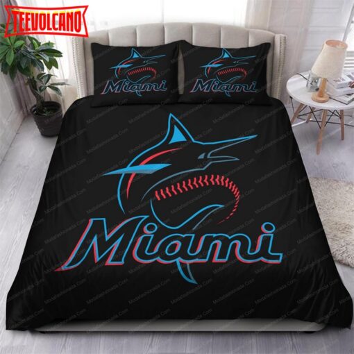 Logo Miami Marlins MLB 112 Bedding Sets