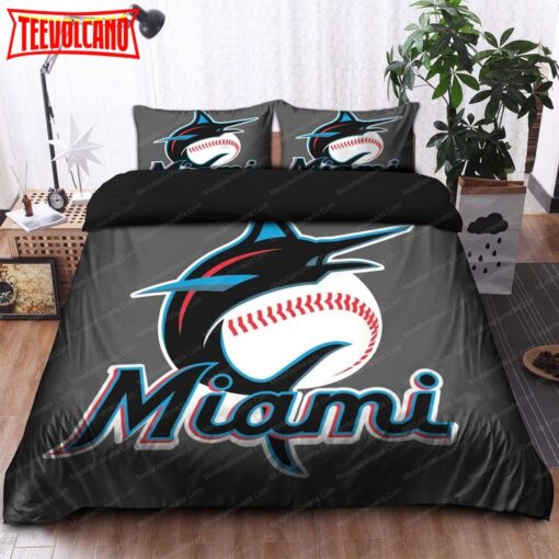 Logo Miami Marlins MLB 115 Bedding Sets