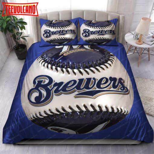 Logo Milwaukee Brewers MLB 118 Bedding Sets