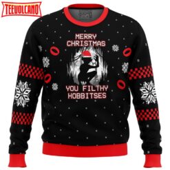 Lord of the Rings Filthy Hobitses Ugly Christmas Sweater