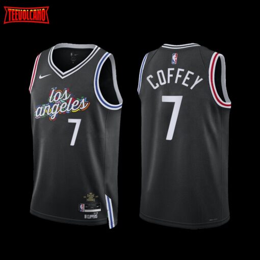 Los Angeles Clippers Amir Coffey 2022-23 City Edition Jersey Black