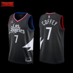 Los Angeles Clippers Amir Coffey 2022-23 Statement Edition Jersey Black