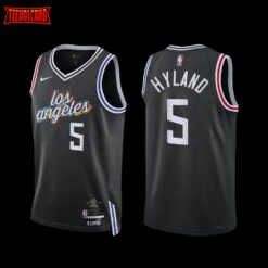 Los Angeles Clippers Bones Hyland 2022-23 Black City Edition Jersey