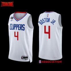 Los Angeles Clippers Brandon Boston Jr. 2022-23 Association Edition Jersey White