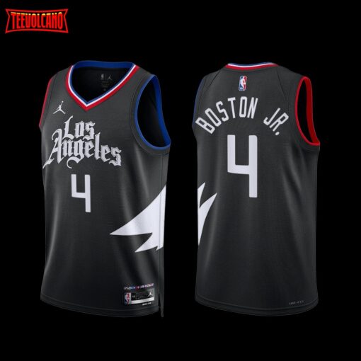 Los Angeles Clippers Brandon Boston Jr. 2022-23 Statement Edition Jersey Black