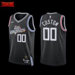 Los Angeles Clippers Custom 2022-23 City Edition Jersey Black