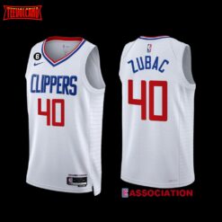 Los Angeles Clippers Ivica Zubac 2022-23 Association Edition Jersey White