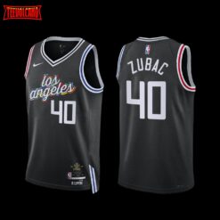 Los Angeles Clippers Ivica Zubac 2022-23 City Edition Jersey Black