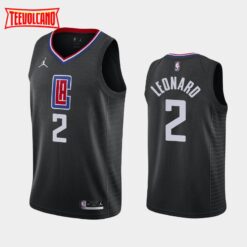 Los Angeles Clippers Kawhi Leonard 2021 Black Statement Jersey