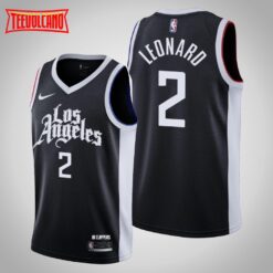 Los Angeles Clippers Kawhi Leonard 2021 City Black Jersey