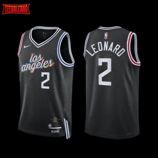 Los Angeles Clippers Kawhi Leonard 2022-23 City Edition Jersey Black