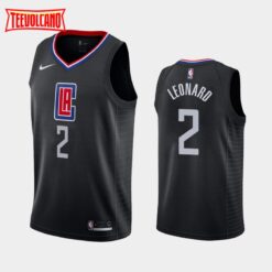 Los Angeles Clippers Kawhi Leonard Black Statement Jersey