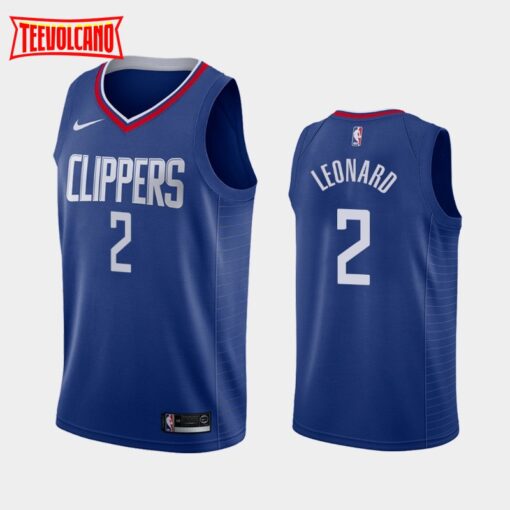 Los Angeles Clippers Kawhi Leonard Blue Icon Jersey