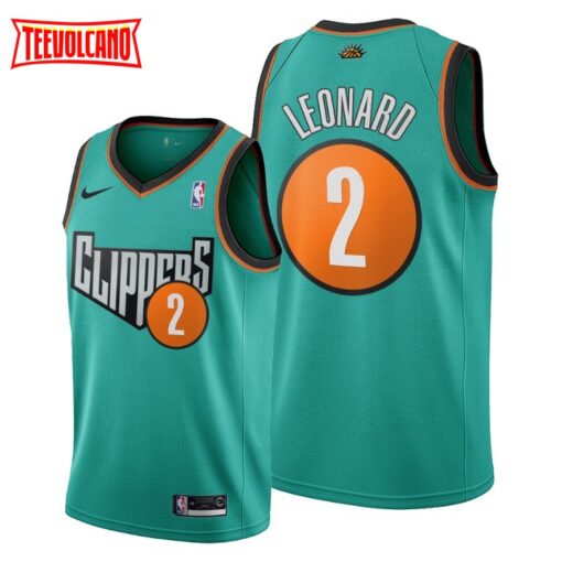 Los Angeles Clippers Kawhi Leonard Green 1993 Throwback Jersey