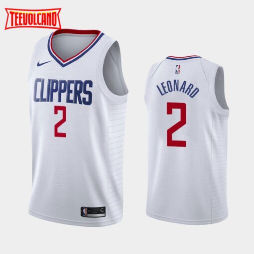 Los Angeles Clippers Kawhi Leonard White Association Jersey