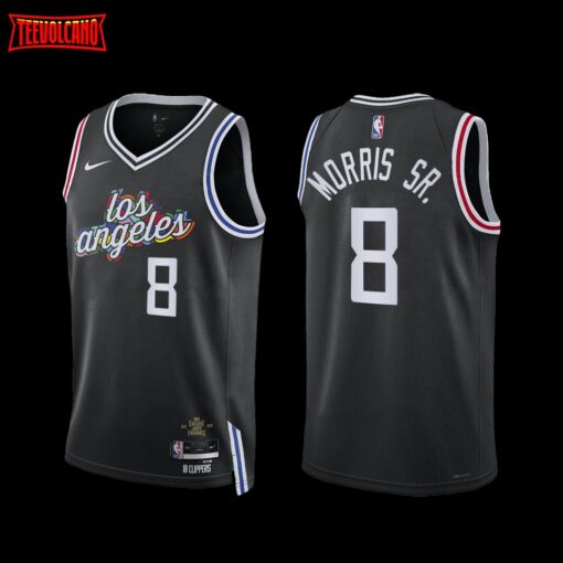 Los Angeles Clippers Marcus Morris Sr. 2022-23 City Edition Jersey Black