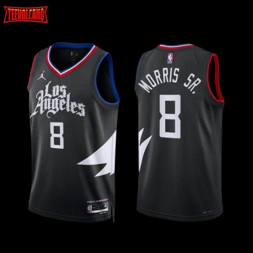 Los Angeles Clippers Marcus Morris Sr. 2022-23 Statement Edition Jersey Black